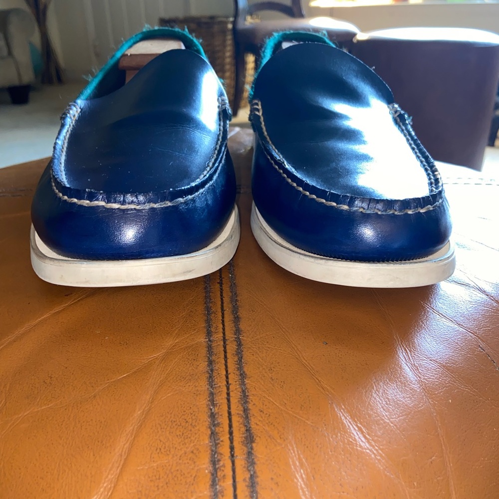 Polo Ralph Lauren Barx Two-Toned Leather Boat Shoe Size 11D🔥 - Picture 2 of 10